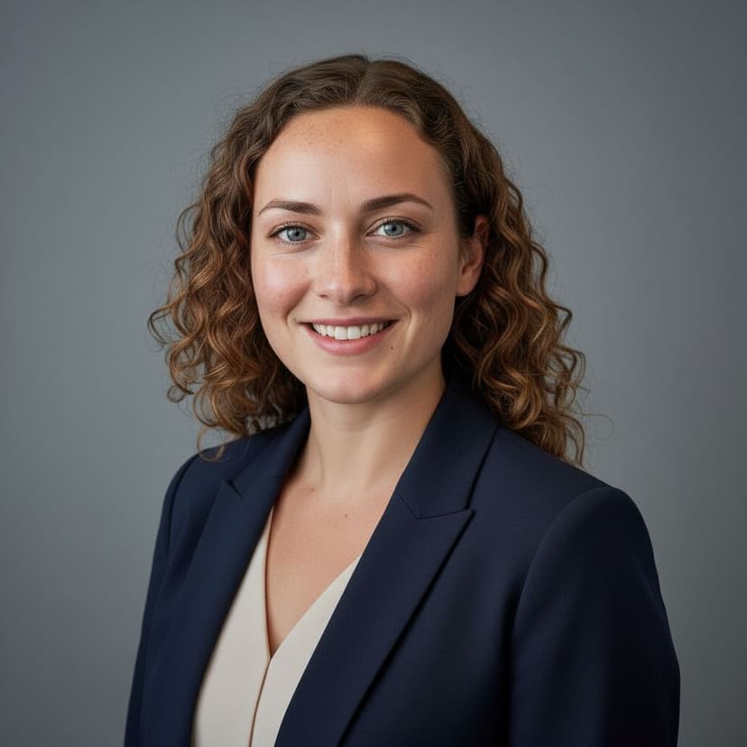 Professional recruiter headshot of a woman in a blazer