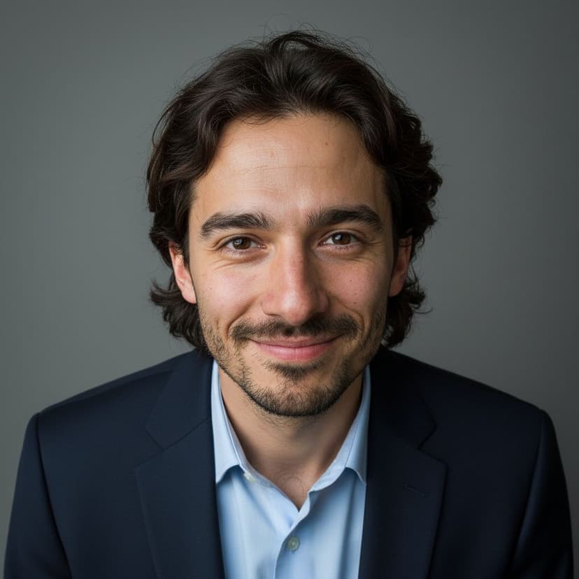 Affordable professional headshot of a man in a blazer