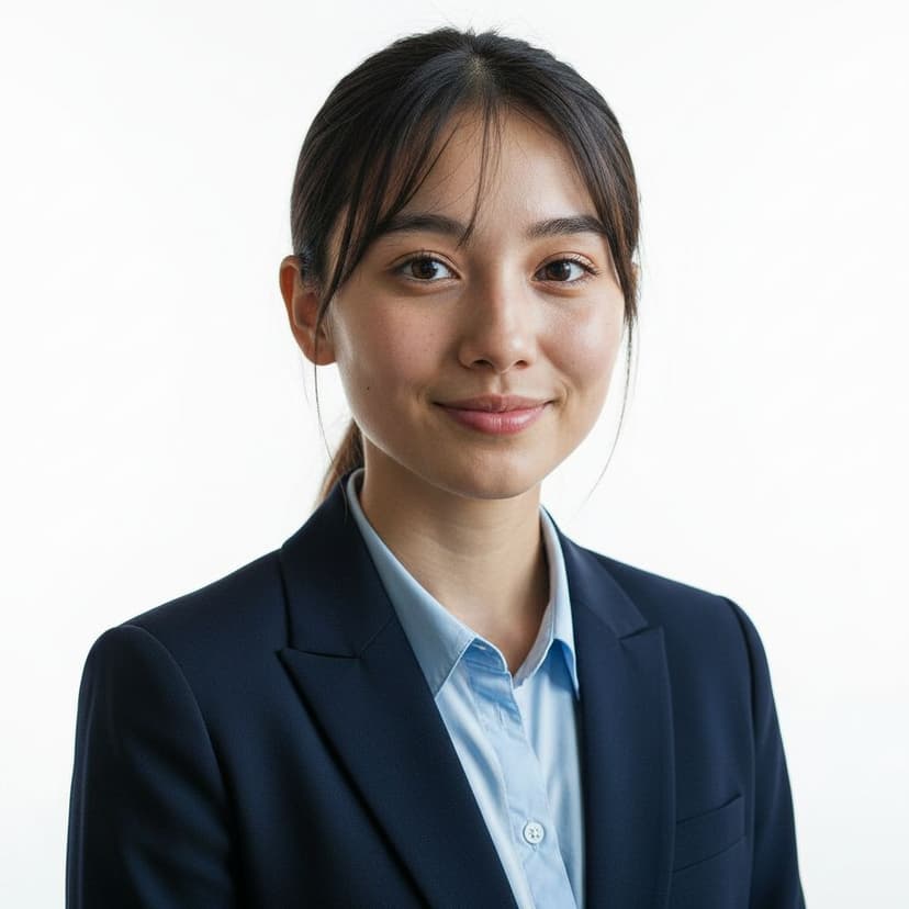 Professional CV photo of a woman in a blazer