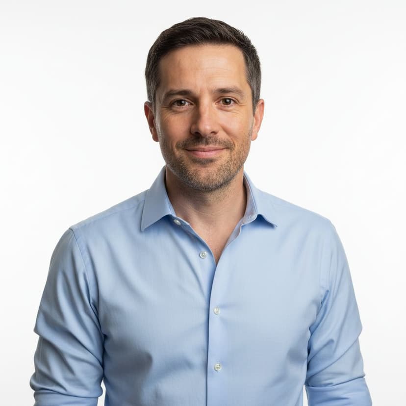 Professional business headshot of a man in a suit